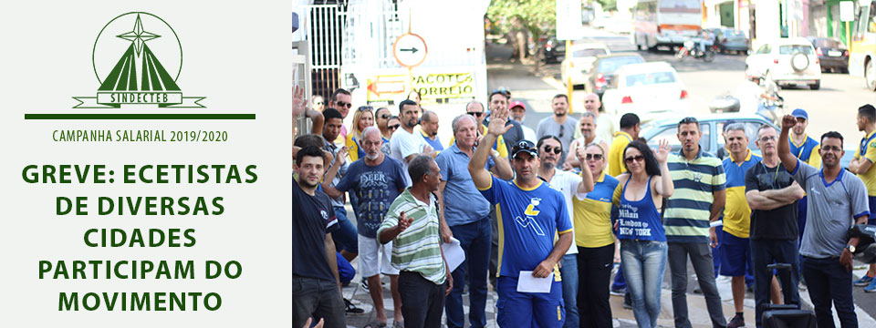 Greve: Ecetistas de diversas cidades participam do movimento