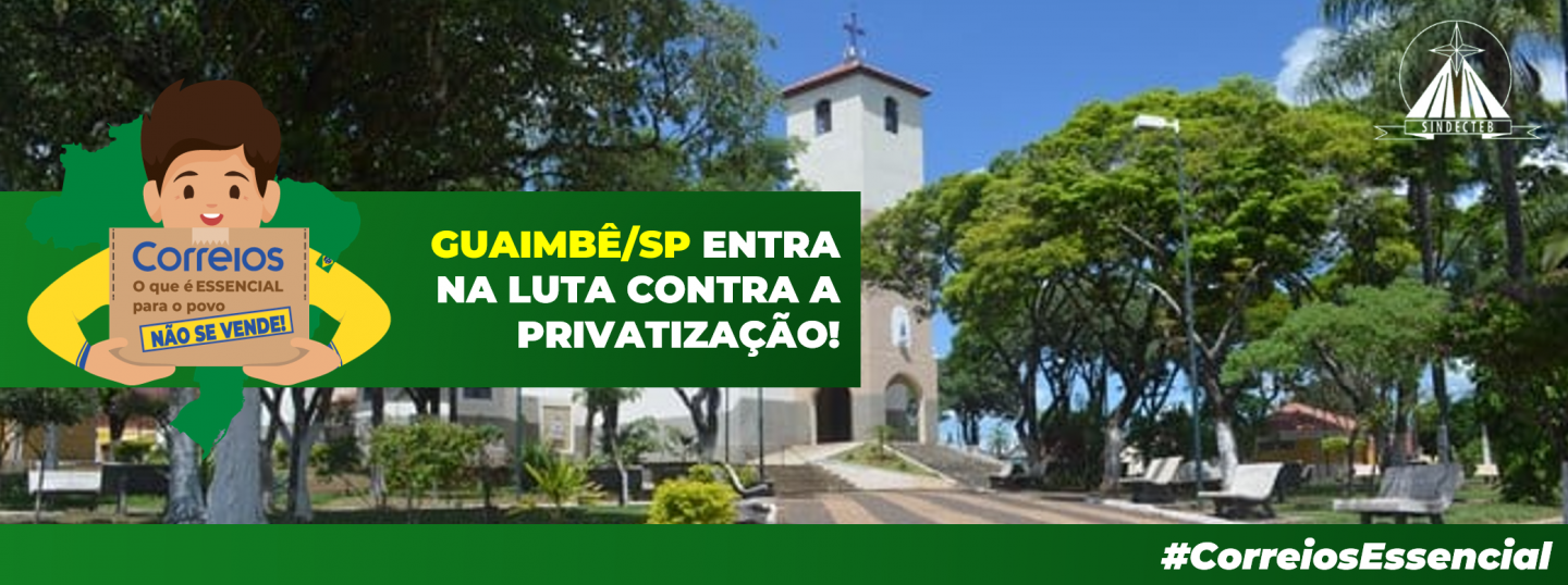 Guaimbê: Câmara Municipal apoia nossa luta contra a privatização!