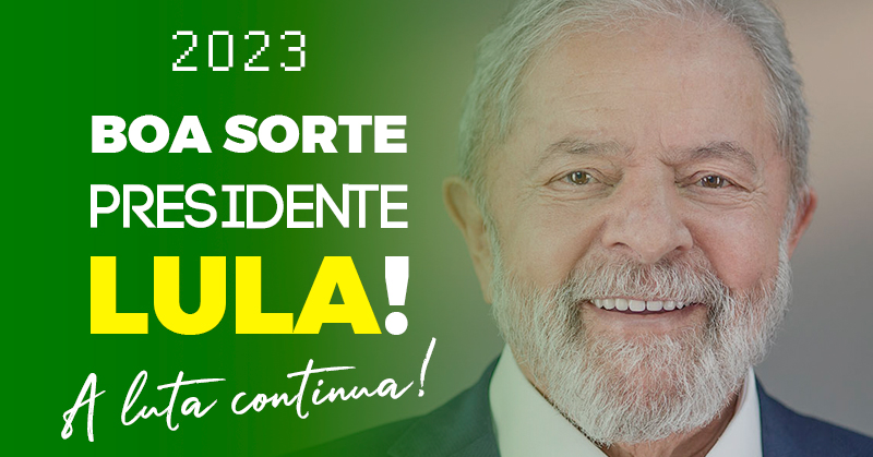 Eleição de Lula é vitória da democracia, da luta contra a privatização e da defesa dos direitos dos trabalhadores