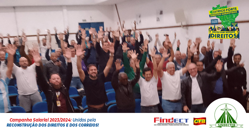 Trabalhadores rejeitam proposta rebaixada dos Correios e cobram a retomada das negociações