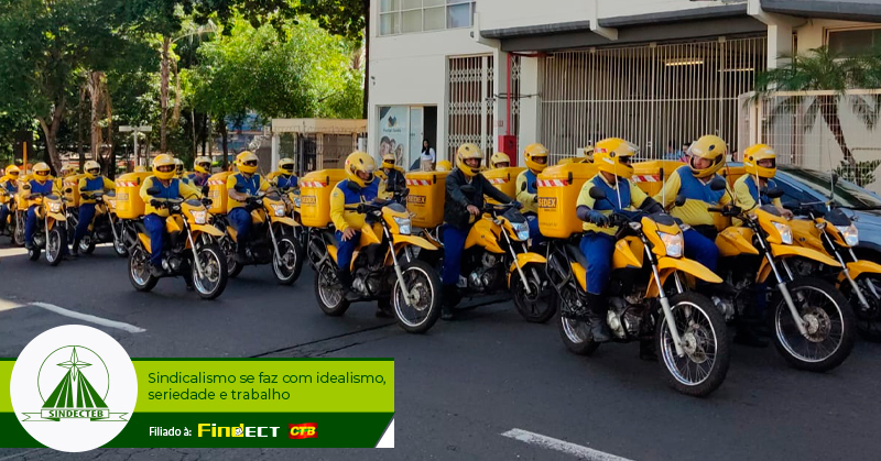 União e Resistência: Carteiros Motociclistas lotam as ruas na luta pela manutenção do adicional de periculosidade