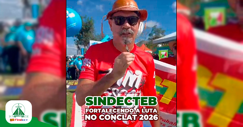 Sindecteb participa da Marcha da Classe Trabalhadora com defesa dos Correios públicos